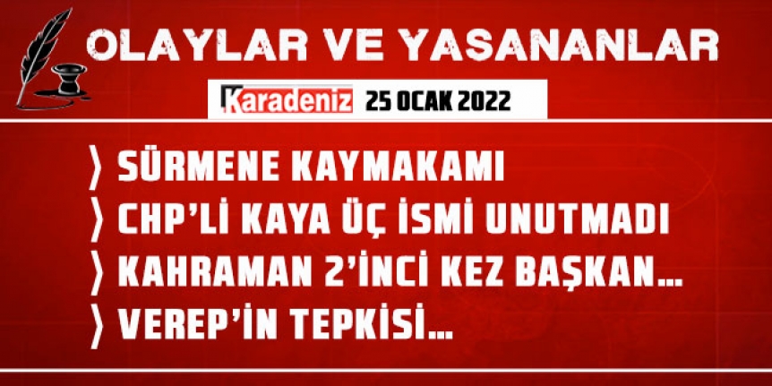 KARADENİZ GAZETESİ KULİS KÖŞESİ