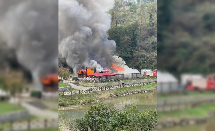 TRABZON BÜYÜKŞEHİR BELEDİYESİNDEN YANGIN AÇIKLAMASI GELDİ