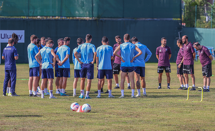 TRABZONSPOR'DA BAŞAKŞEHİR HAZIRLIKLARI SÜRÜYOR