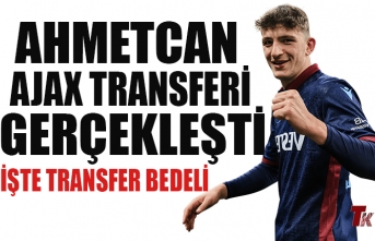 AHMETCAN AJAX TRANSFERİ GERÇEKLEŞTİ