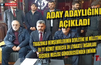 PROF. DR. SÜLEYMAN TÜREDİ MİLLETVEKİLİ ADAY ADAYLIĞINI AÇIKLADI