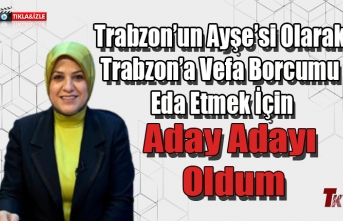 AYŞE SULA KÖSEOĞLU NEDEN ADAY ADAYI OLDUĞUNU AÇIKLADI